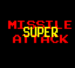 Super Missile Attack title screen
